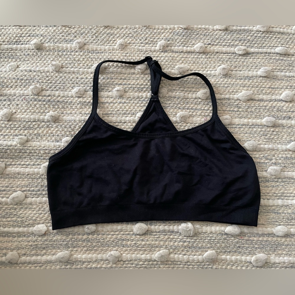 Black Women's Halter Bralette City Streets small size